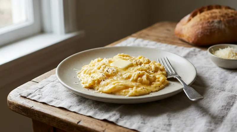 Parmesan Scrambled Eggs