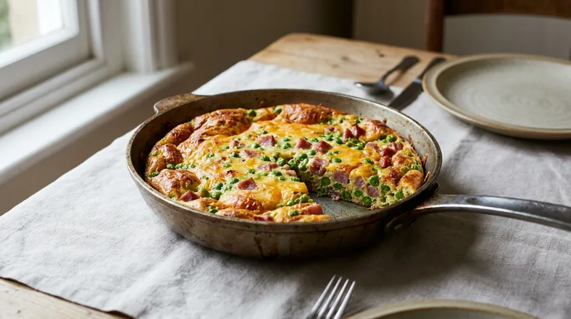 Pea and Ham Frittata