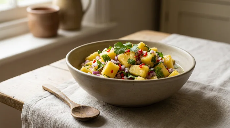 Pineapple and Red Onion Salsa