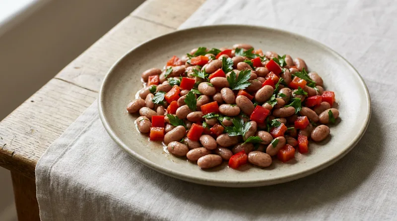 Pinto Bean and Pepper Salad