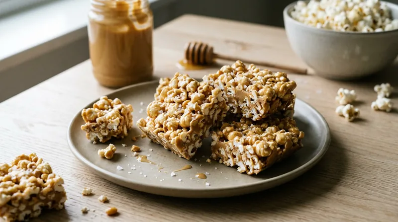 Peanut Popcorn Bars