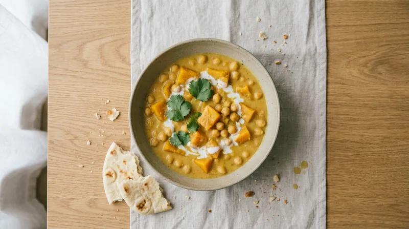 Pumpkin and Chickpea Curry
