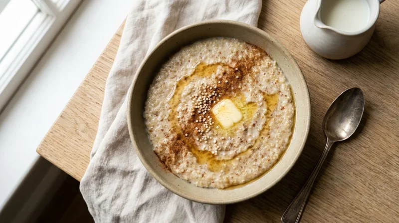 Cinnamon Quinoa Porridge