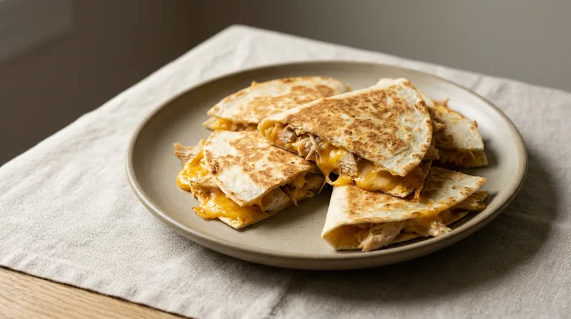 Chicken and Cheddar Quesadilla