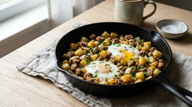 Sausage and Egg Breakfast Hash