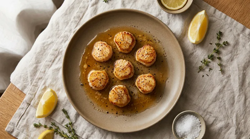 Pan-Seared Scallops