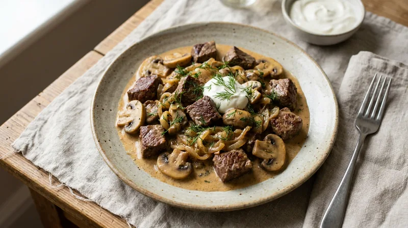 Beef Stroganoff