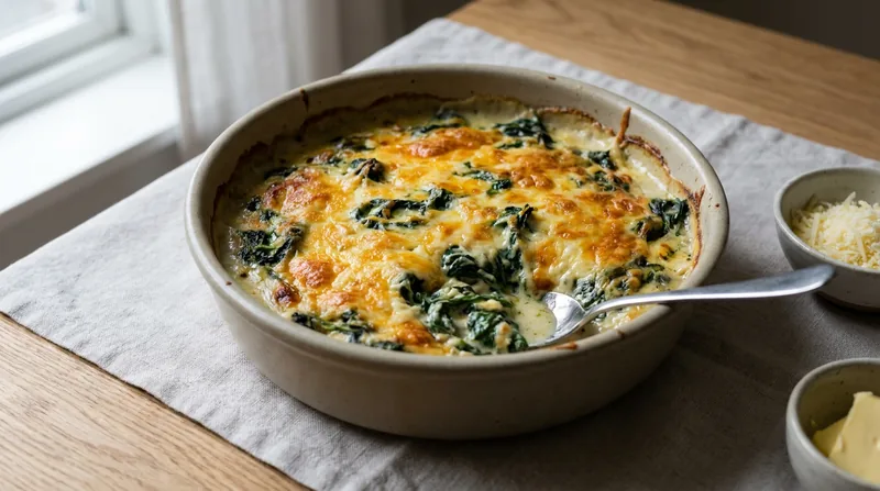 Baked Spinach Gratin