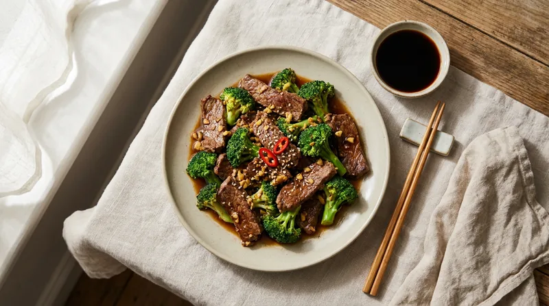 Beef Rump and Broccoli Stir-Fry