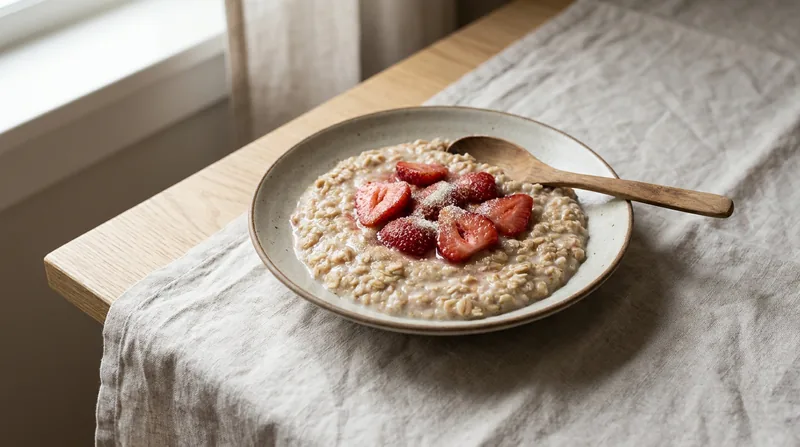 Strawberry and Oat Porridge