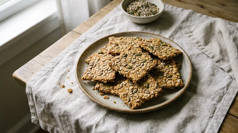 Sunflower Seed Crackers