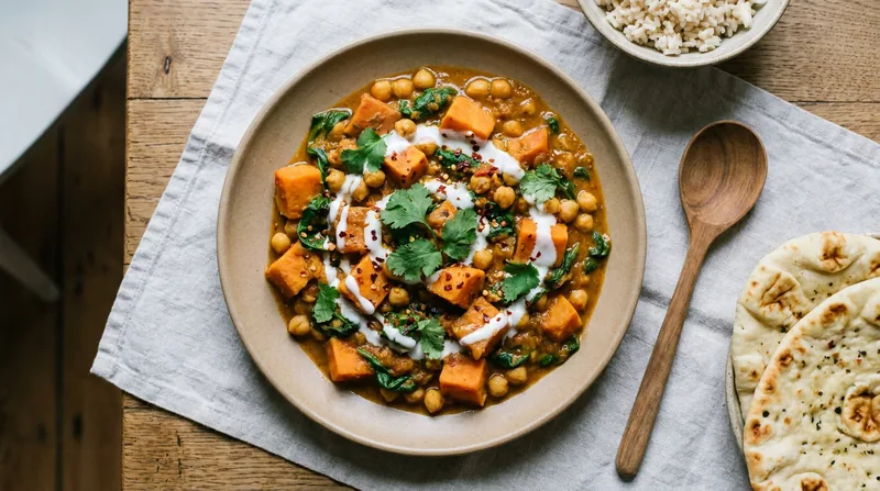 Sweet Potato and Chickpea Curry