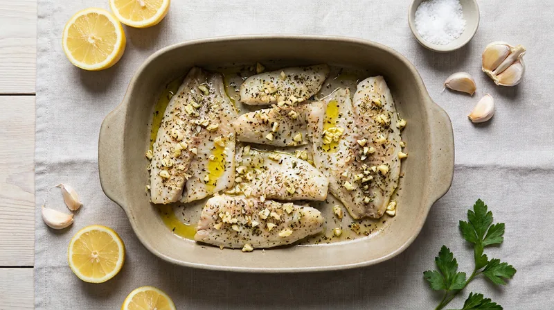 Baked Garlic and Herb Tilapia