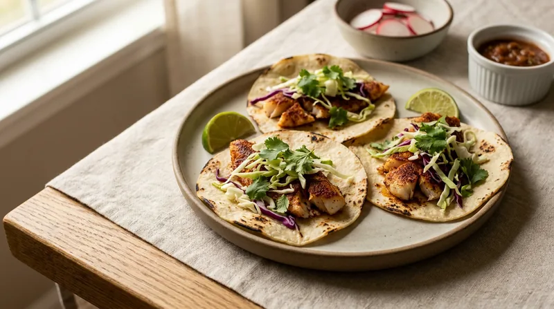 Pan-Seared Tilapia Tacos