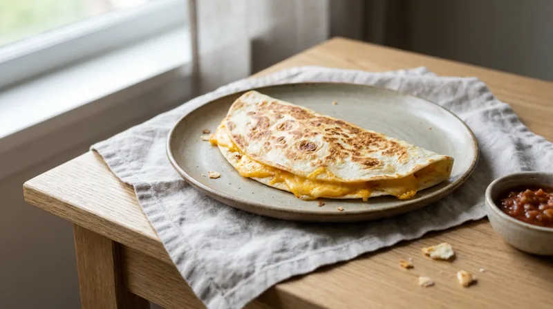 Toasted Cheese Quesadilla