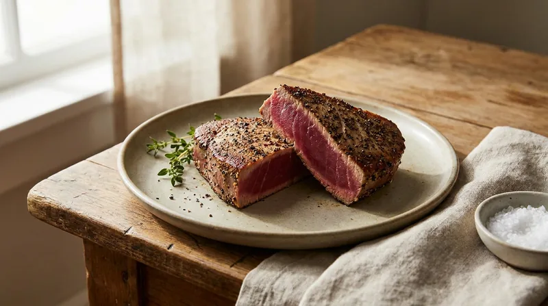 Pan-Seared Tuna Steaks