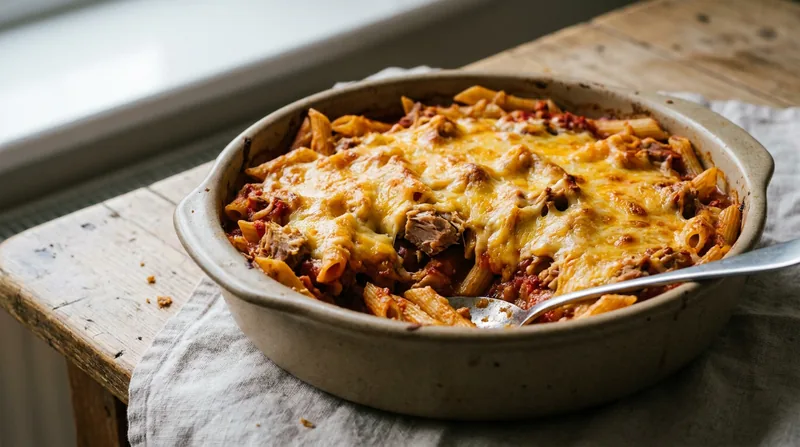 Tuna and Tomato Pasta Bake