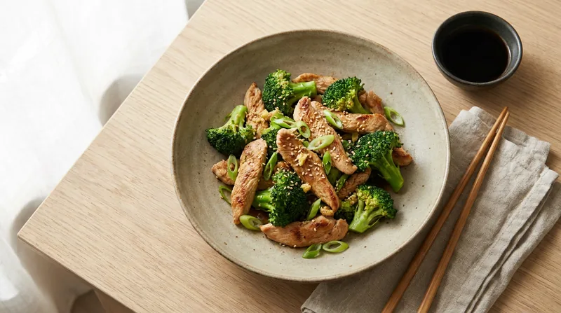 Turkey and Broccoli Stir-Fry