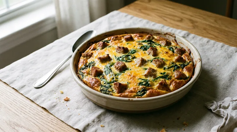 Turkey and Spinach Frittata