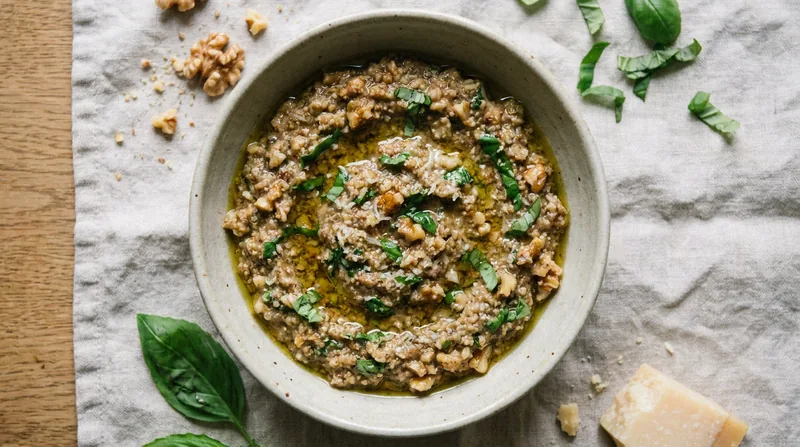 Walnut and Herb Pesto