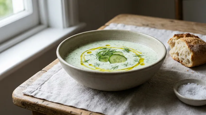 Chilled Cucumber and Yoghurt Soup
