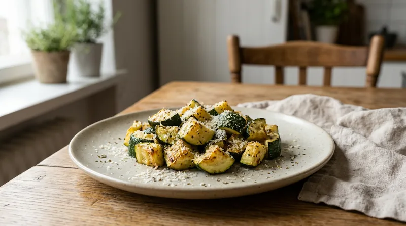 Roasted Zucchini with Parmesan