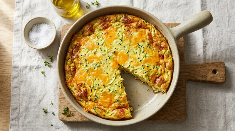 Zucchini and Cheese Frittata